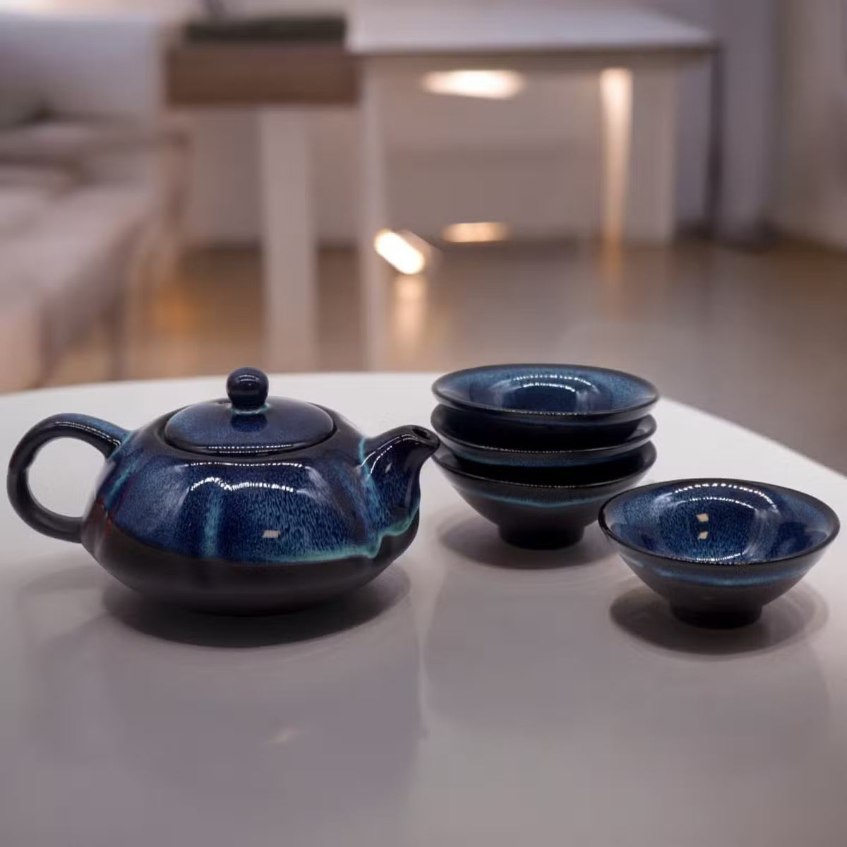 Tea ritual set for four