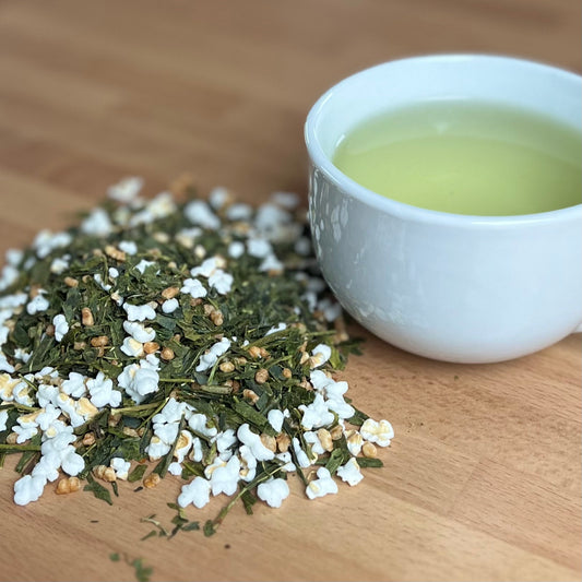popcorn tea green tea with popcorn