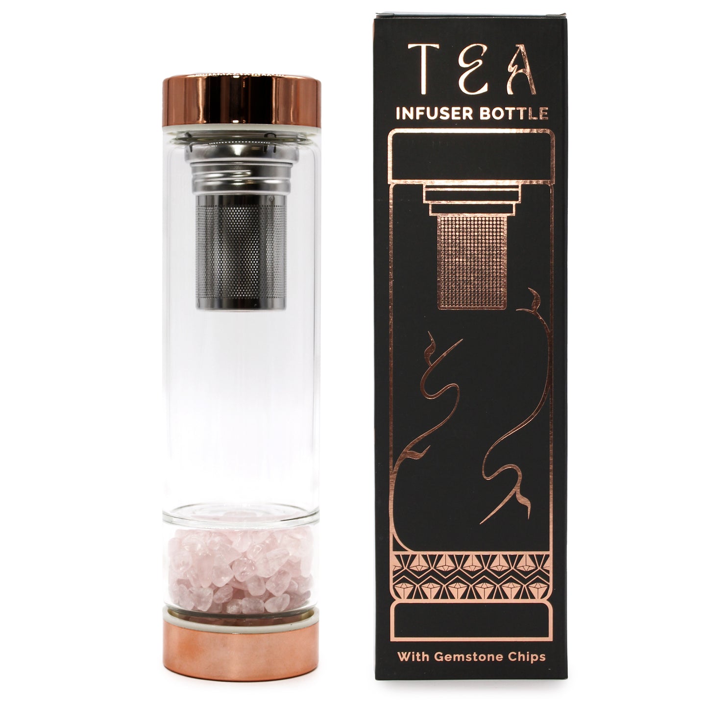 Glass Tea Infuser Travel Mug