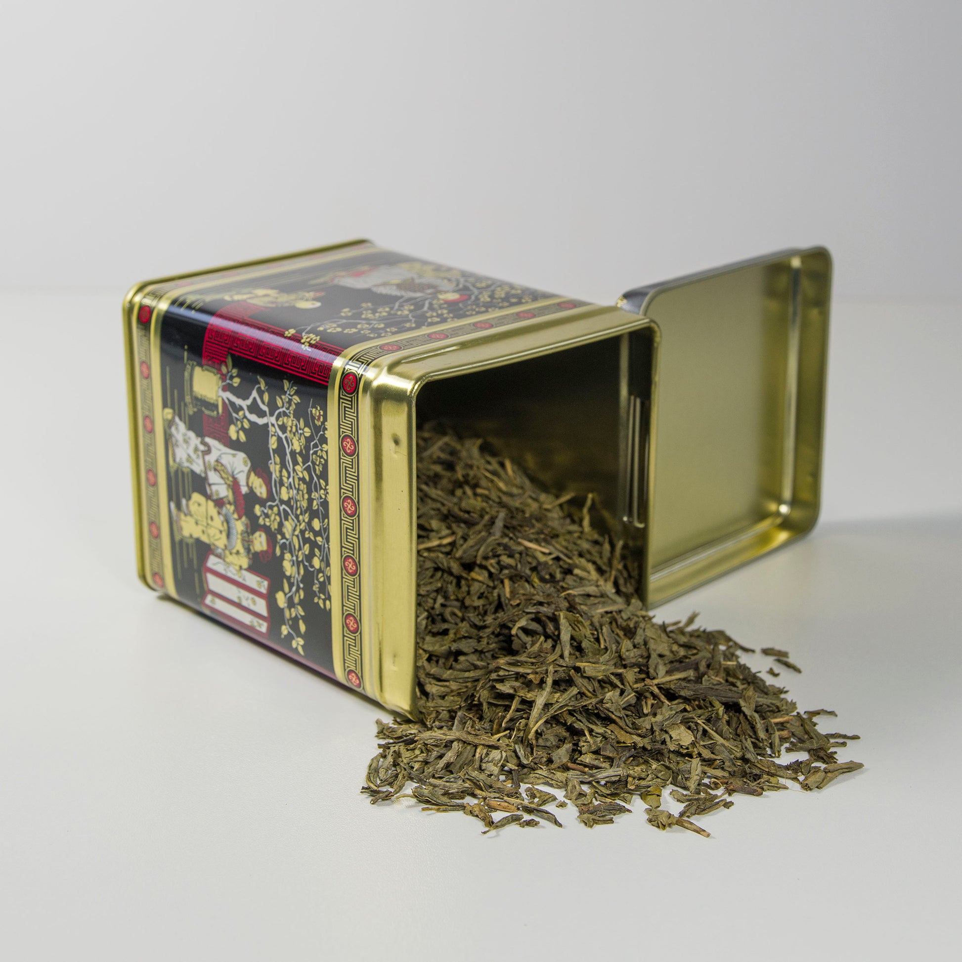 china tea caddy green tea sencha decaf