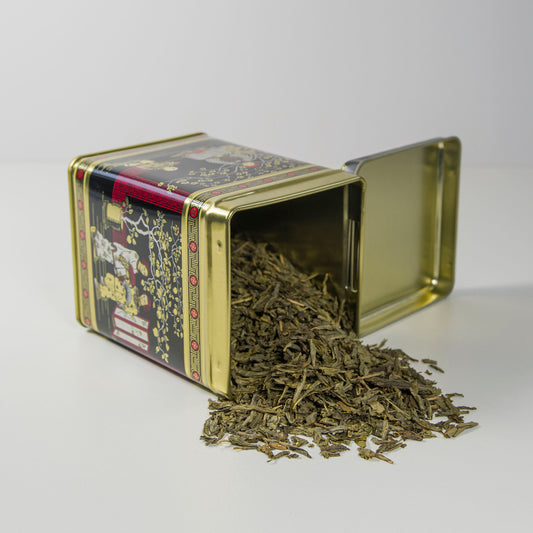 china tea caddy green tea sencha decaf