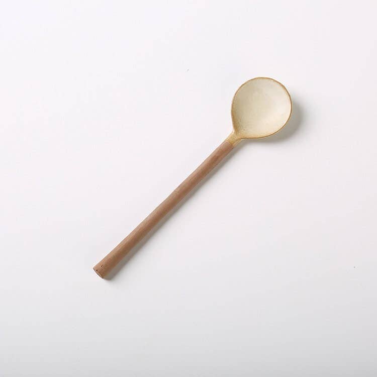 Gohobi Handmade Ceramic Tea Spoon