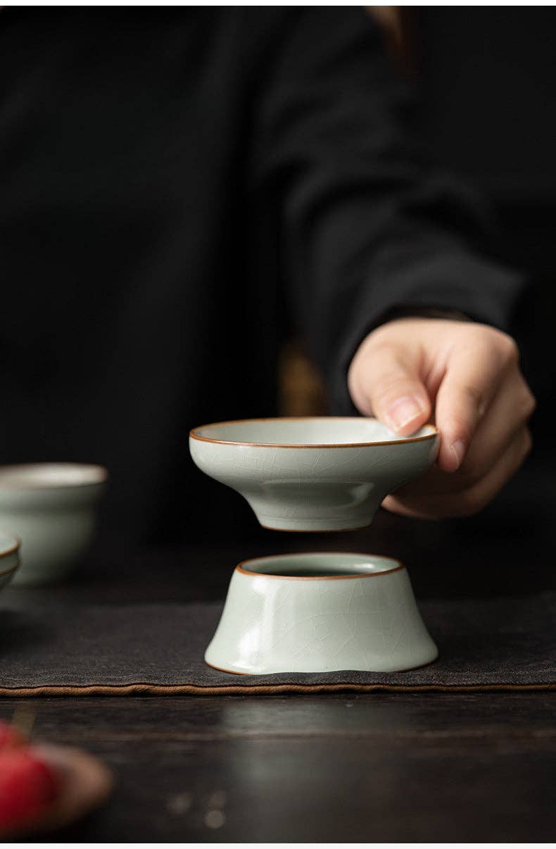 Gohobi Ceramic Tea Strainer - Handmade