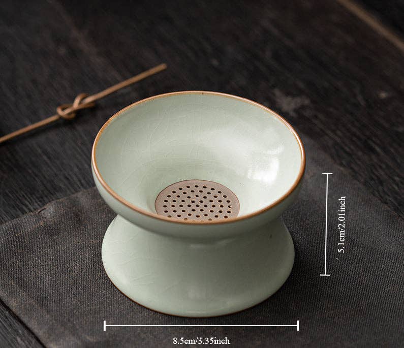 Gohobi Ceramic Tea Strainer - Handmade