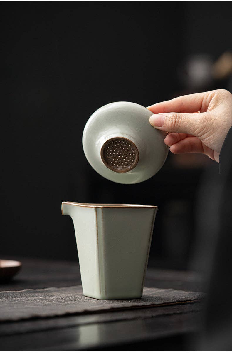 Gohobi Ceramic Tea Strainer - Handmade