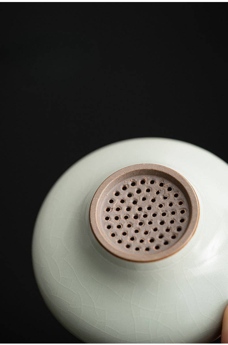 Gohobi Ceramic Tea Strainer - Handmade