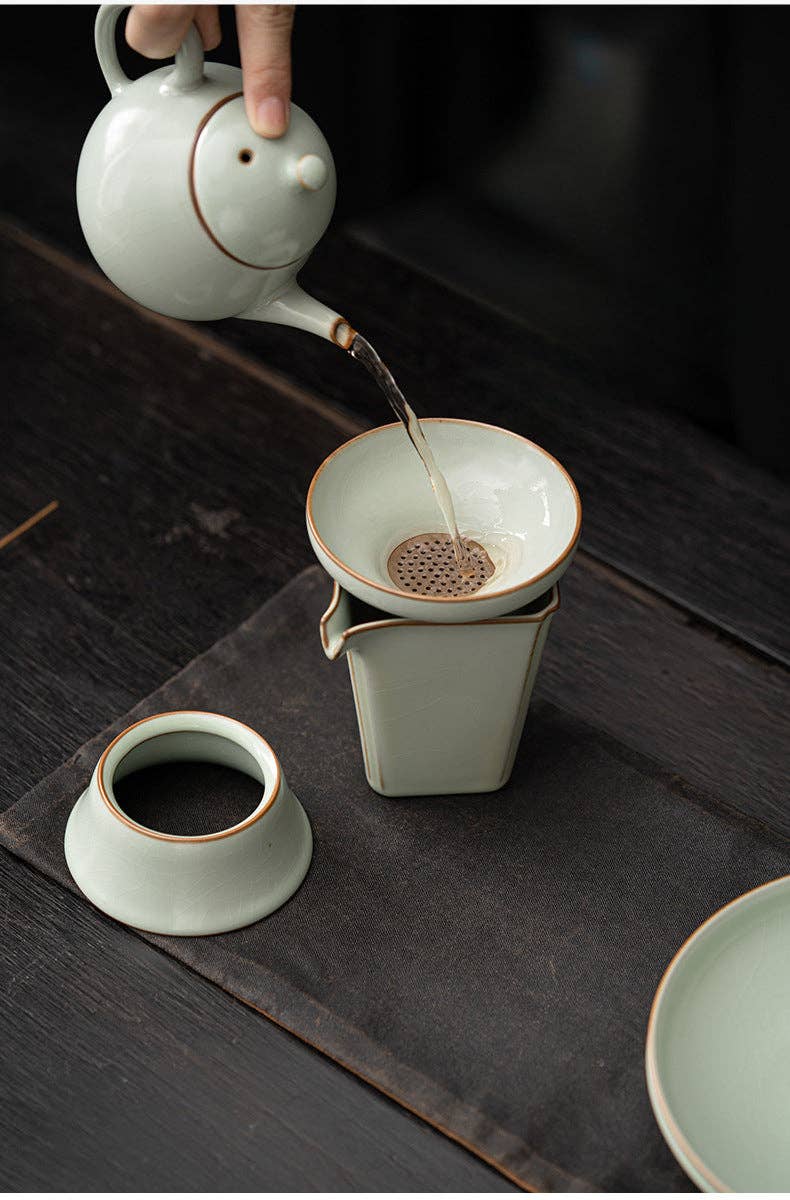 Gohobi Ceramic Tea Strainer - Handmade