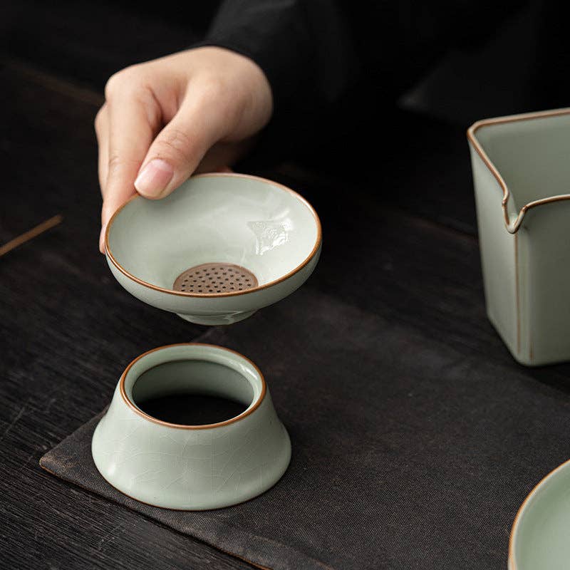 Gohobi Ceramic Tea Strainer - Handmade