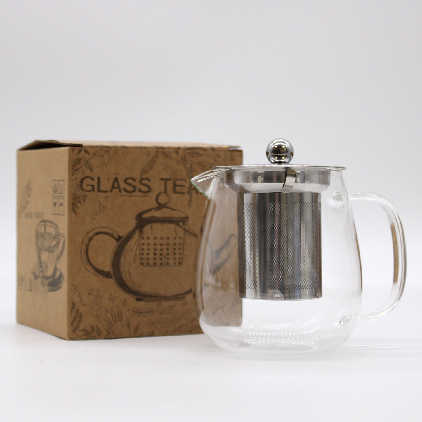 Glass Contemporary Teapot 500ml