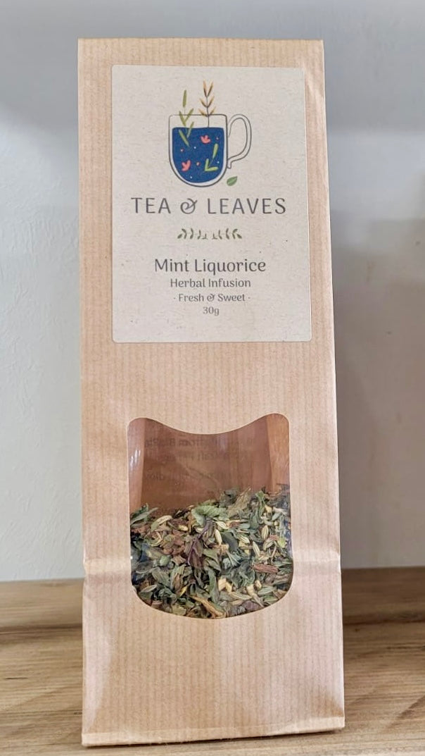 mint liquorice herbal tea 