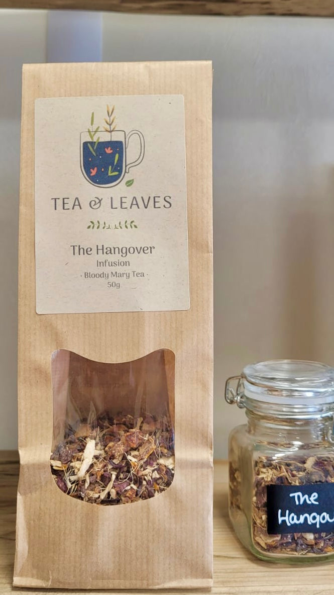 hangover tea herbal infusion newquay cornwall hair of the dog hangover cure bloody mary
