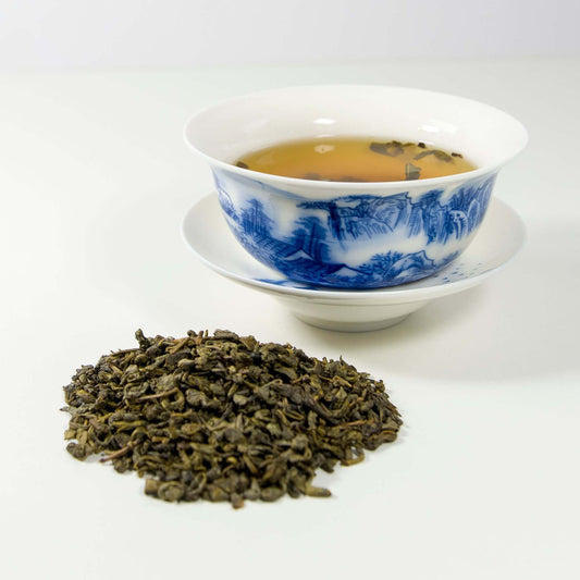 china gunpowder green tea gaiwan