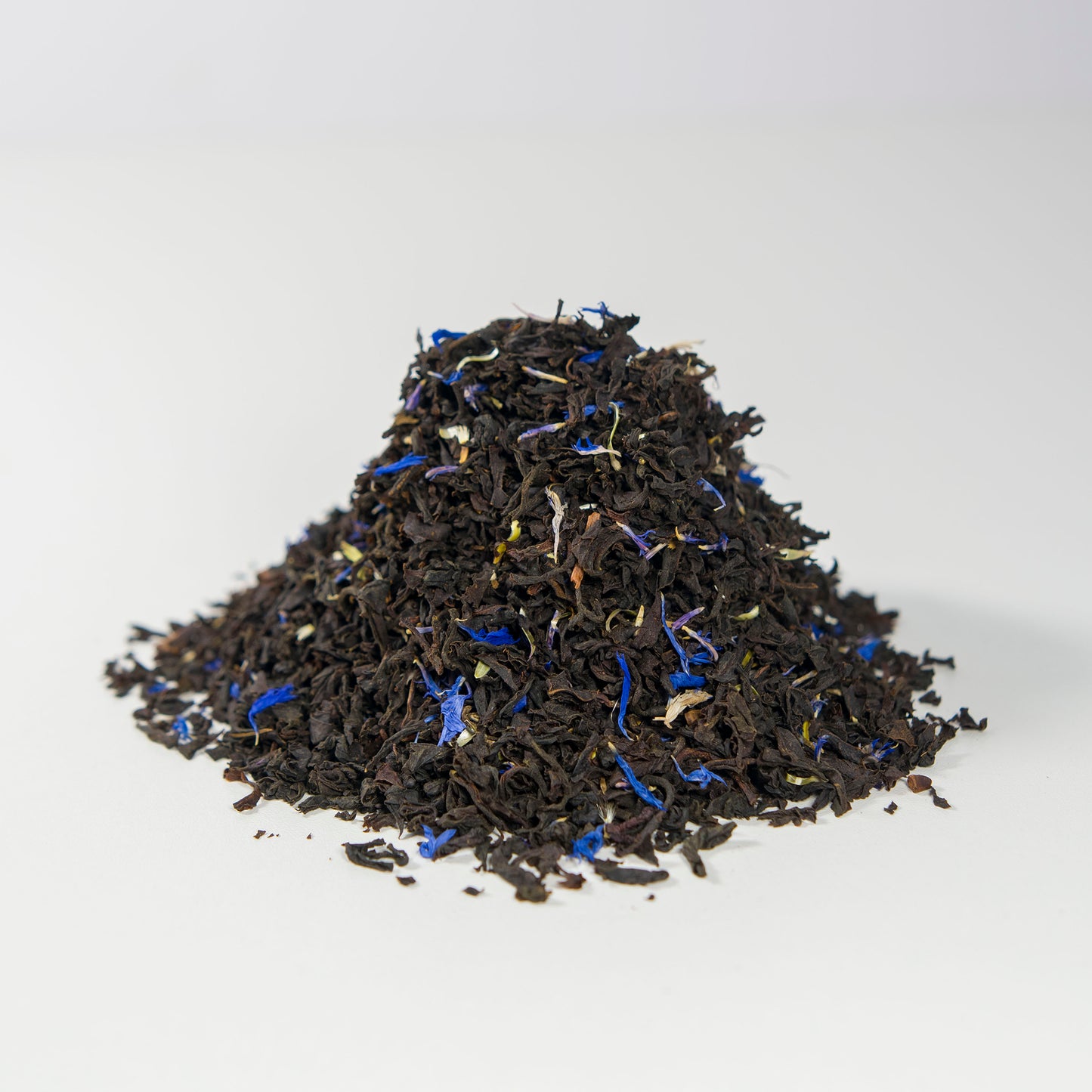 earl grey tea blue flowers