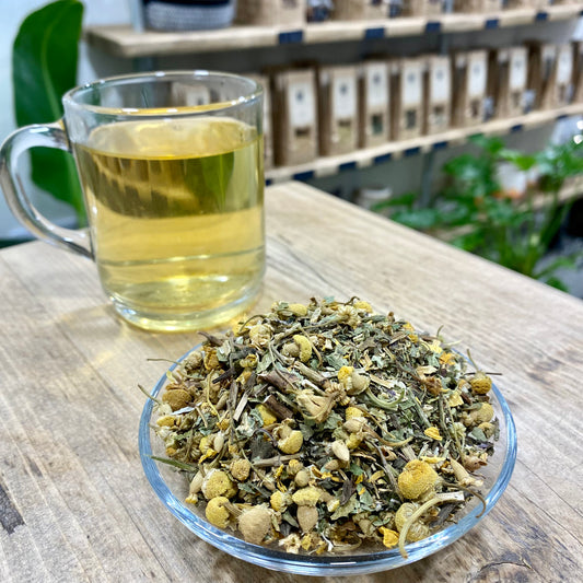 evening calm herbal tea infusion sleep