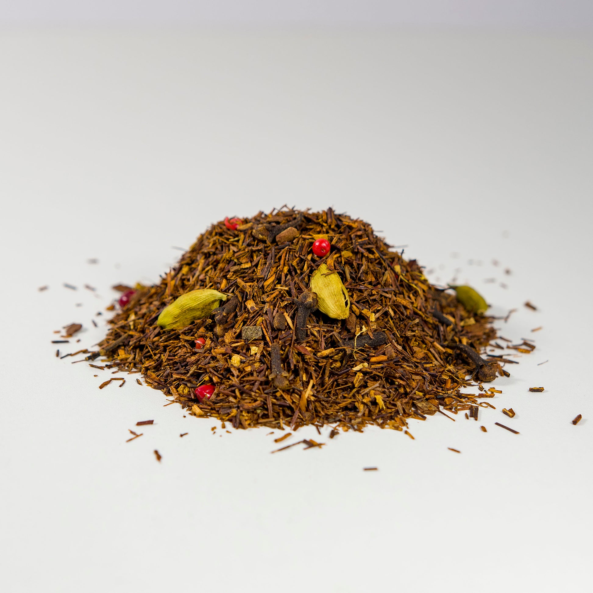 chai rooibos tea pile red bush