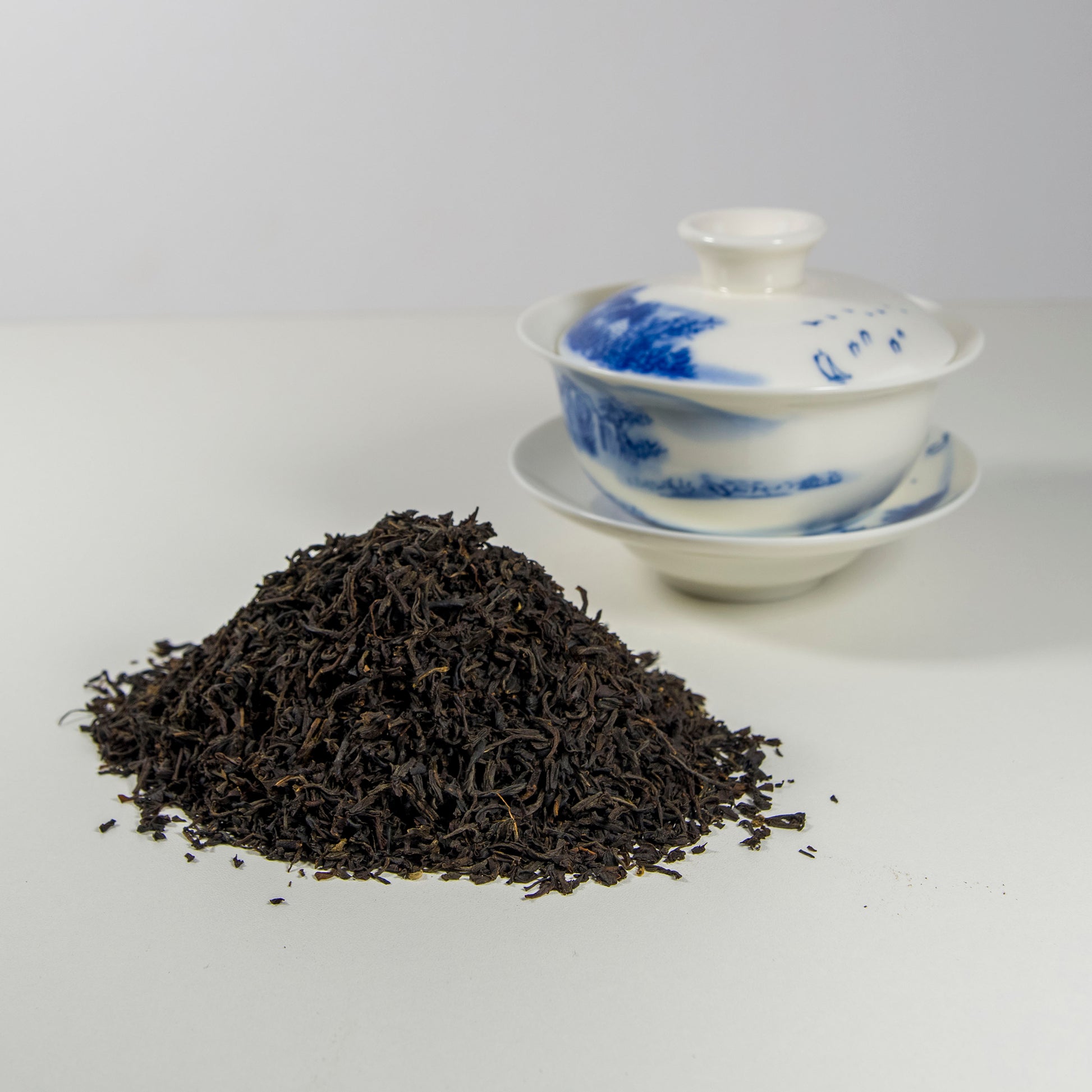 keemun panda cina black tea gaiwan